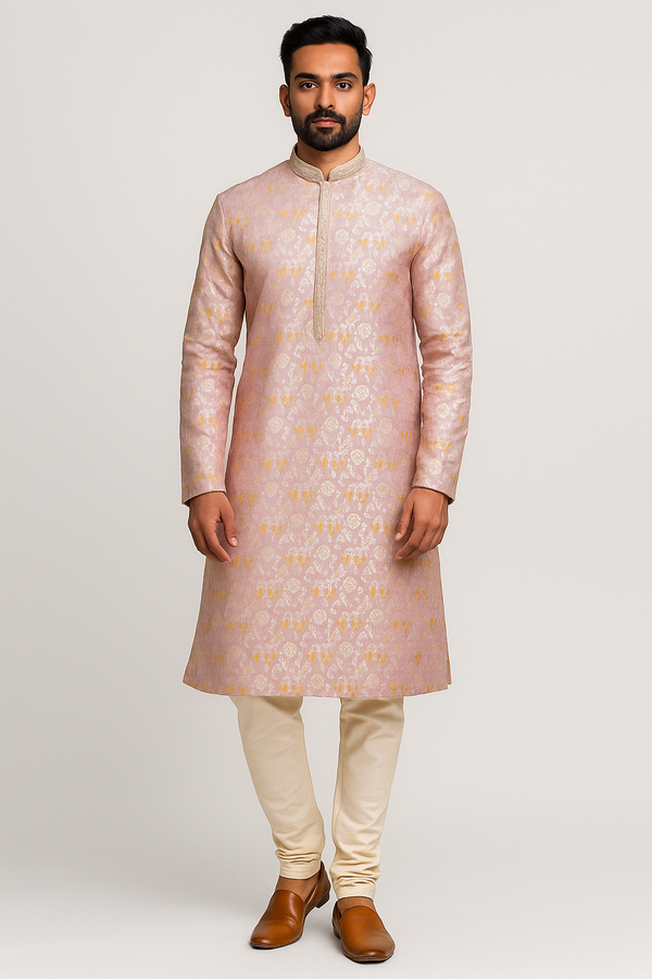 The Artistic Embroidered Bandhgala Kurta