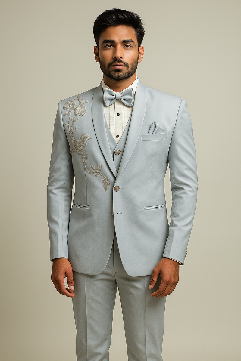 Light Grey Tuxedo